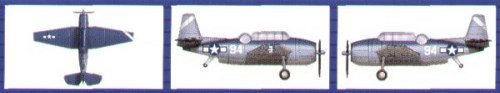 Trumpeter 1/700 TBF Avenger Aircraft Set for USS Essex (18-Box)