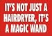 IT'S NOT JUST A HAIRDRYER, IT'S A MAGIC WAND Hooded Sweatshirt (Hoodie) (Various Colors Available)