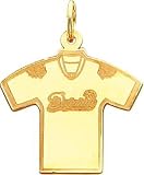 14K Gold NFL Miami Dolphins Football Jersey Charm