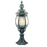 Beveled Glass 1 Light Mount Lantern– Verde Green