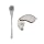 Peugeot PW245023 Clef du Vin Professional Pocket and Service Set, Stainless Steel