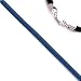18 Inch Long 1.5mm Diameter Royal Blue Leather Cord Necklace w/Sterling Silver Clasp