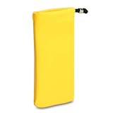 Brand New Yellow Soft Cloth Pouch Case Cover with Drawstring: for the Sony Ericsson SATIO (IDOU) Mobile Phone. Part of the XYLO ACCESSORIES RANGE.