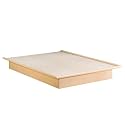Montana Platform Bed - Natural Maple/ Chrome