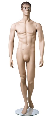 Male w/ Arms by Side and One Leg Bent Back; w/ Makeup Fleshtone/--- Lot of 1 each