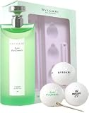 Bvlgari Eau Perfumee by Bulgari 4 Piece Set Includes: 11.9 oz (350 ml) Cologne Au The Vert Pour + 3 Golf Balls