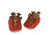 Baby : Mud Pie Baby Musical Reindeer Slippers, 0-6 Months
