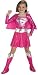 Pink Supergirl Costume MEDIUM (8-10)