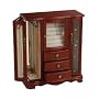 Richmond Jewelry Box (Walnut Finish) (10.75"H x 13"W x 4.5"D)