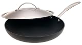 Simply Calphalon Nonstick 12-Inch Omelet Pan with Lid