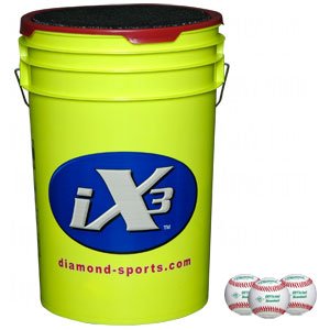 Diamond D-OB Leather Baseballs & Bucket Combo