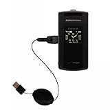Retractable USB Cable for the Samsung SCH-U900 with Power Hot Sync and Charge capabilities - Gomadic Brand w/ TipExchange Technology