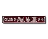 Colorado Avalanche Zone Sign 6 x 36 NHL Hockey Street Sign