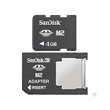 4GB Speicherkarte Memory Stick Micro M2 4 GB + Reader für Sony Ericsson W205 W205 ambient black S500i K530i K550i K770i K800i C702 C902 C903 C905 C510 F305 inkl. Adapter auf Pro Duo Sandisk+Sandisk Micro Mate Cardreader zum auslesen Ihrer Speicherkarte!