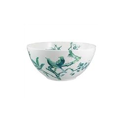 Chinoiserie White Salad Bowl