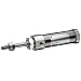 SMC NCJ2 Series Stainless Steel Air Cylinder, Round Body, Single Acting, Spring Extend, Basic Style Mounting, Not Switch Ready, Cushioned