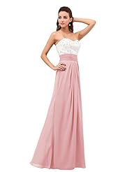 Sweetheart Beaded Colorblocking Chiffon/Polyester Evening Dress/Bridesmaid Dress/Prom Dress 