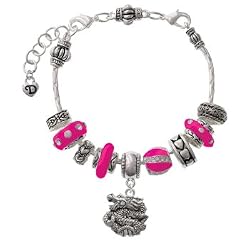 Chinese Dragon Hot Pink Juliet Beaded Bracelet [Jewelry] Delight