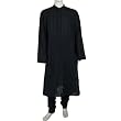 World Apparel Black Cotton Embroidered Kurta Pajama Chest 50 inches