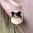 Collie - Dog Figurine Jewelry - Earrings