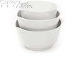 White Plastic Kitchen Bowl Set