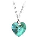 Austrian Crystal Heart December Birthstone Necklace