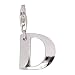 SilberDream 925 Sterling Silber Charm Buchstabe D Silber Anh�nger f�r Armband Kette Ohrring FC70D