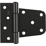 National #N223-867 3-1/2 Black Gate Hinge