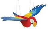 Wooden Flying Parrot