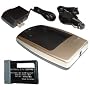 HQRP CHARGER SET Replacement for GATEWAY DC-T50 DIGITAL CAMERA + 1200mAh EE BATTERY PACK