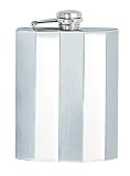 Two Tone Hex Hip Flask 6 oz.