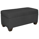 benches indoor with storage:Indoor Bedroom Benches Skyline Emma Storage Bench - 8602PSAGE