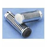 DRAG SPECIALTIES CHROME GRIPS 4 ORING-7/8`` BWCG1BC3