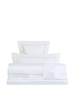 Rivolta Carmignani Juego De Sábanas Sateen 300TC (Blanco/Beige)