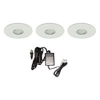 DALS 4001-WH12V DC High Power LED Puck Kit White
