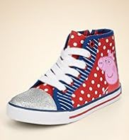 Younger Girls Peppa Pig Spotted Trainers