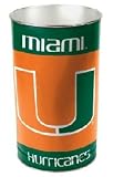 Miami Hurricanes 15' ' Waste Basket