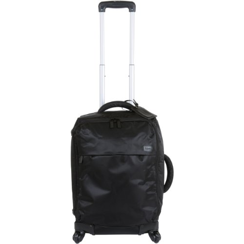 cheap Lipault Luggage Upright 4 Wheeled Carry On Trolly, Black, 22x14x8