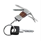Key Chain Knife, Rosewood Inlay, Plain - Key Chain