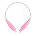 Universal PChero Wireless Music Stereo Headphones Headset Earphone for iPhone, iPad, Samsung, HTC - Bluetooth Enabled Devices - Using Voip, Skype and Online Talking - [Pink]