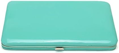 Solid Color Flat Clutch Opera Women's Wallet -- Many Color Options (Mint Green)