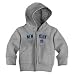 New York Yankees Infant Zip Hood by Soft as a Grape - Heather Grey 6 Months