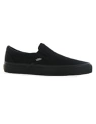 Shoes: Vans Classic Slip On Black Black Womens Trainers Size 7.5 US