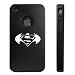 Search : Apple iPhone 4 4G Black Aluminum & Silicone Case Superman Batman