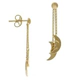 Vermeil (24k Gold over Sterling Silver) Crescent Moon Earrings