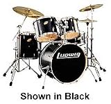 Ludwig Accent 5-Piece Custom Power Drum Set, Satin Wine
