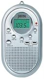 Jwin Pocket AM/FM, Alarm Clock (Silver)