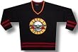 GUNS N ROSES - Guns Logo - Black Hockey Jersey