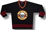 GUNS N ROSES - Guns Logo - Black Hockey Jersey