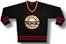 GUNS N ROSES - Guns Logo - Black Hockey Jersey
